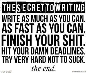 The secret to writing