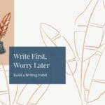Write First, Worry Later about publishing graphics