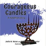 Courageous Candles Number One Hannukah Menoran with four candles