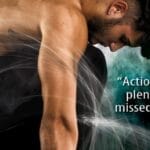 shirtless man bends down in summoning circle for Fae Crossed book cover