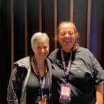 Patricia Briggs and JD Blackrose at DragonCon 2022, Westin Hotel