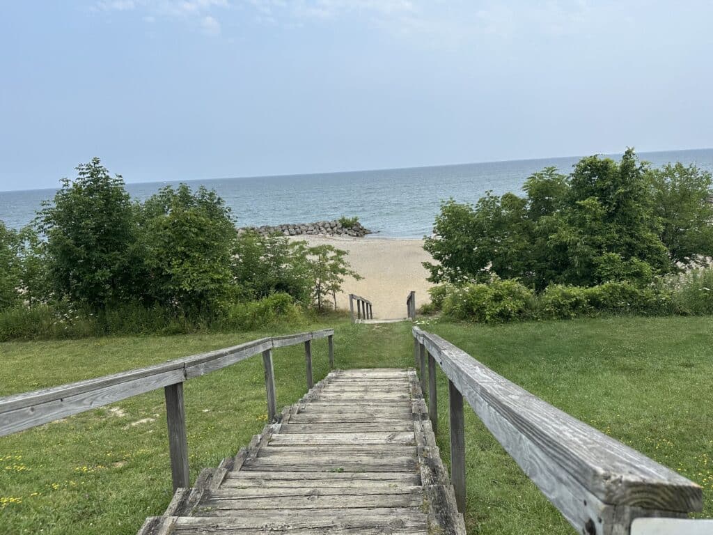 Path to Lake Erie